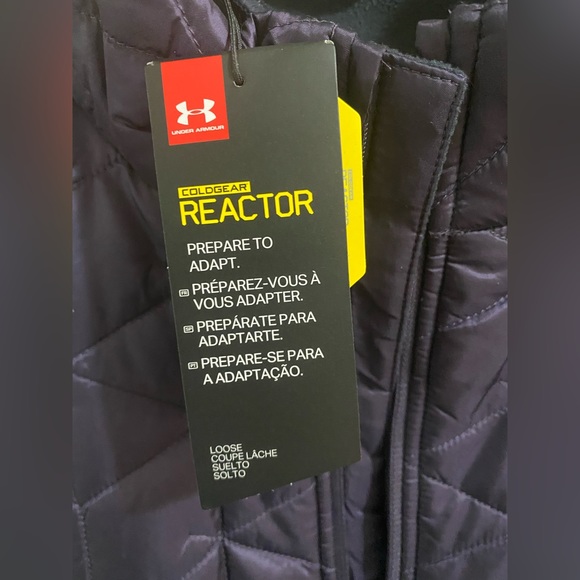 Under Armour Women's ColdGear Reactor Hybrid Jacket - NWT - Purple/Black - Picture 4 of 9